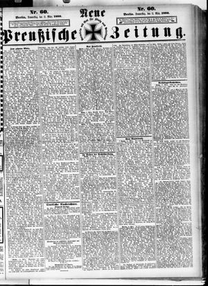 Neue preußische Zeitung vom 11.03.1880