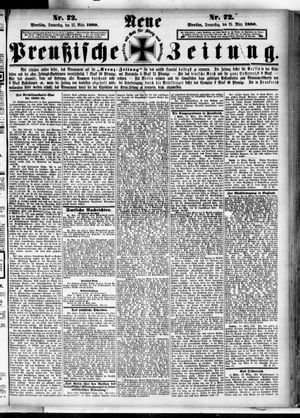 Neue preußische Zeitung vom 25.03.1880