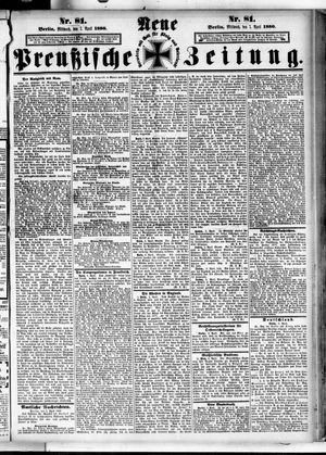 Neue preußische Zeitung vom 07.04.1880