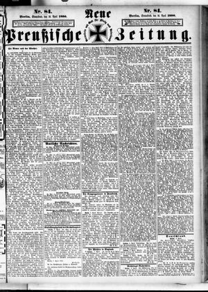 Neue preußische Zeitung vom 10.04.1880