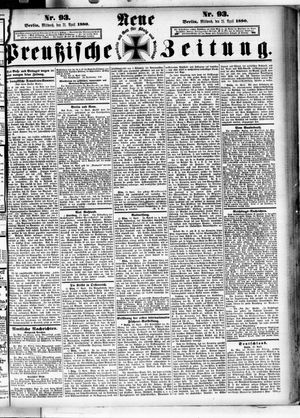 Neue preußische Zeitung vom 21.04.1880
