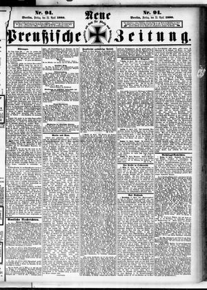Neue preußische Zeitung vom 23.04.1880