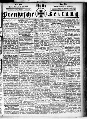 Neue preußische Zeitung vom 28.04.1880