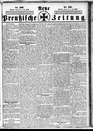 Neue preußische Zeitung vom 15.06.1880