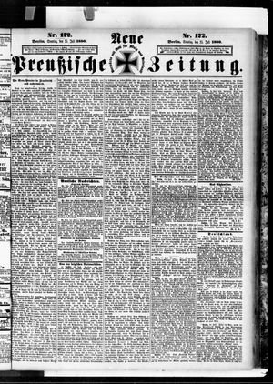 Neue preußische Zeitung vom 25.07.1880