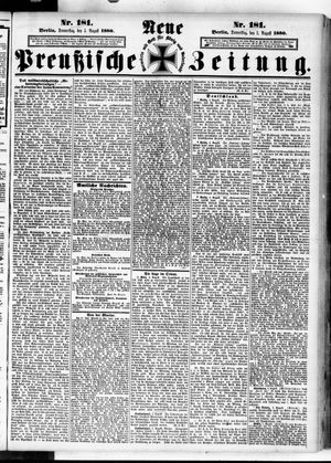 Neue preußische Zeitung vom 05.08.1880