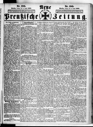 Neue preußische Zeitung vom 10.08.1880