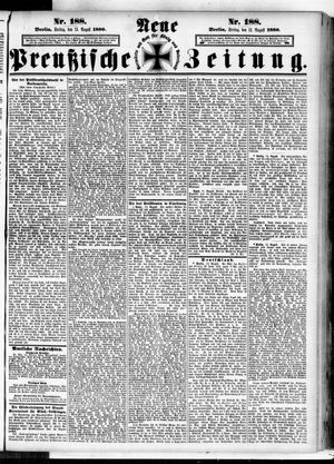 Neue preußische Zeitung vom 13.08.1880