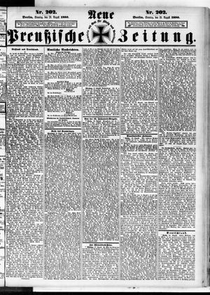 Neue preußische Zeitung vom 29.08.1880