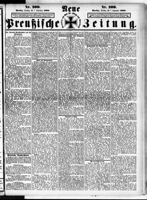 Neue preußische Zeitung vom 07.09.1880