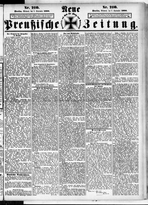 Neue preußische Zeitung vom 08.09.1880