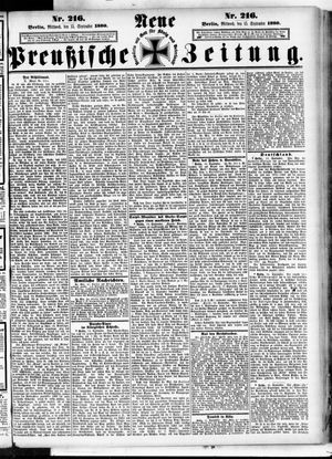 Neue preußische Zeitung vom 15.09.1880