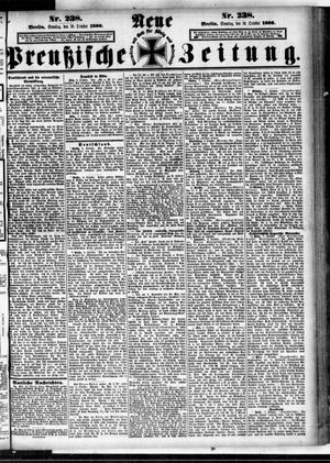 Neue preußische Zeitung vom 10.10.1880