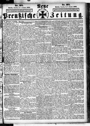 Neue preußische Zeitung vom 18.11.1880