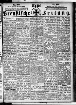 Neue preußische Zeitung vom 26.11.1880