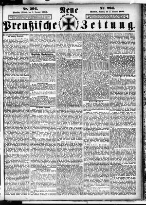 Neue preußische Zeitung on Dec 15, 1880