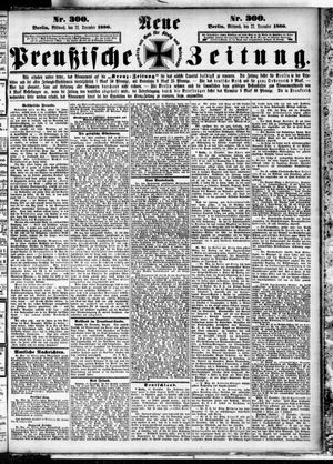 Neue preußische Zeitung vom 22.12.1880