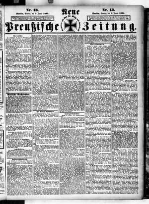 Neue preußische Zeitung vom 16.01.1881