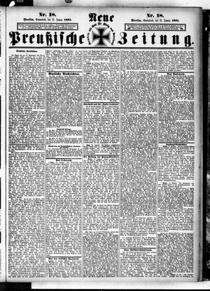 Neue preußische Zeitung vom 22.01.1881