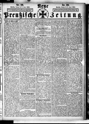 Neue preußische Zeitung vom 23.01.1881