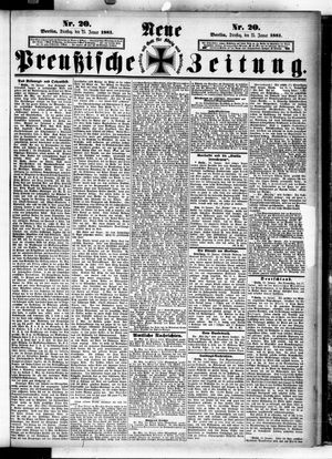 Neue preußische Zeitung vom 25.01.1881