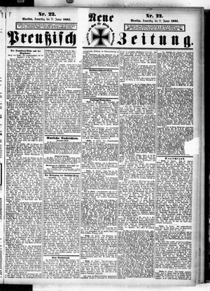 Neue preußische Zeitung vom 27.01.1881