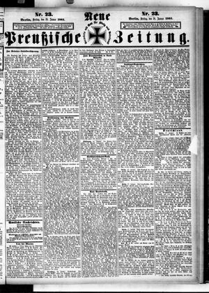 Neue preußische Zeitung vom 28.01.1881