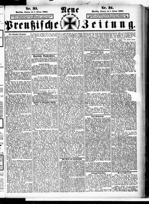 Neue preußische Zeitung vom 06.02.1881