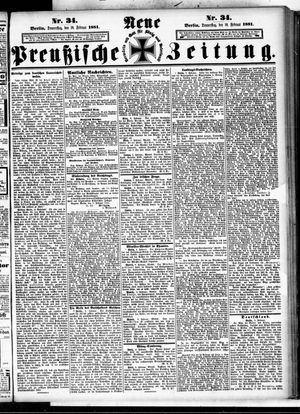 Neue preußische Zeitung vom 10.02.1881