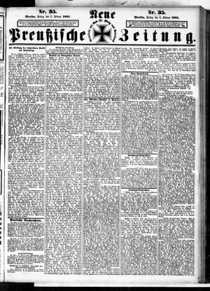 Neue preußische Zeitung vom 11.02.1881