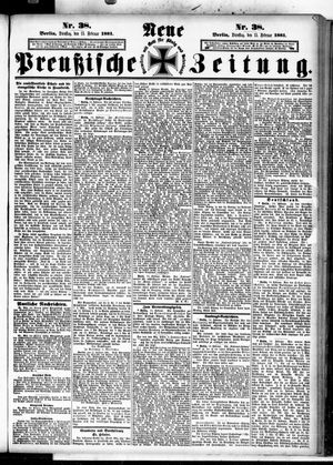 Neue preußische Zeitung vom 15.02.1881