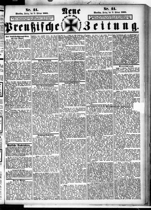 Neue preußische Zeitung vom 18.02.1881