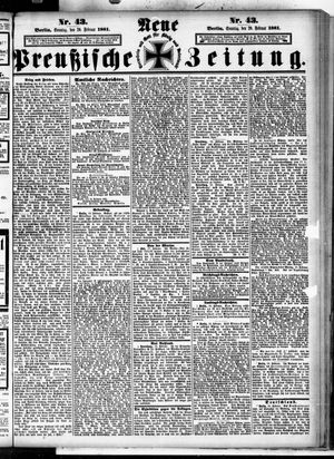 Neue preußische Zeitung vom 20.02.1881