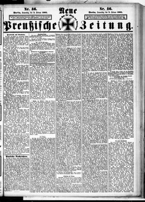 Neue preußische Zeitung vom 24.02.1881