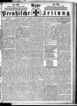 Neue preußische Zeitung vom 27.02.1881