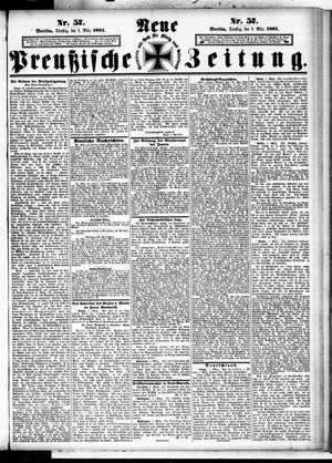 Neue preußische Zeitung vom 08.03.1881
