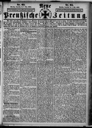 Neue preußische Zeitung vom 17.03.1881