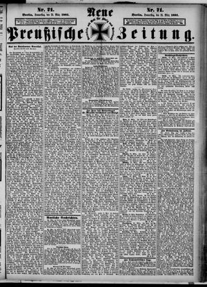 Neue preußische Zeitung vom 24.03.1881