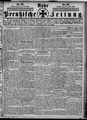 Neue preußische Zeitung vom 25.03.1881
