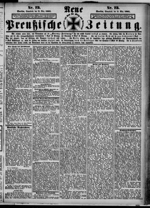Neue preußische Zeitung vom 26.03.1881