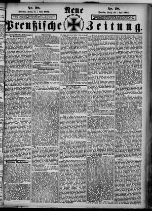 Neue preußische Zeitung vom 01.04.1881