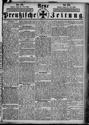 Neue preußische Zeitung vom 05.04.1881