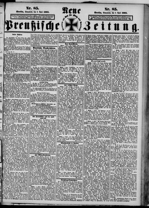 Neue preußische Zeitung vom 09.04.1881