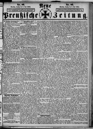 Neue preußische Zeitung vom 12.04.1881