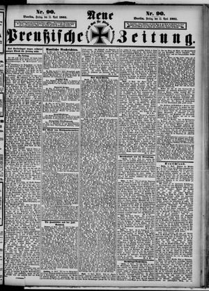 Neue preußische Zeitung vom 15.04.1881