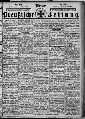 Neue preußische Zeitung vom 21.04.1881