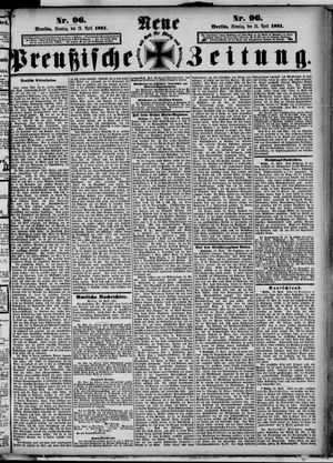 Neue preußische Zeitung vom 24.04.1881