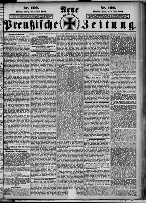 Neue preußische Zeitung vom 29.04.1881