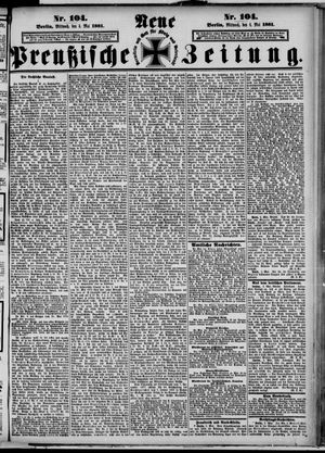 Neue preußische Zeitung vom 04.05.1881
