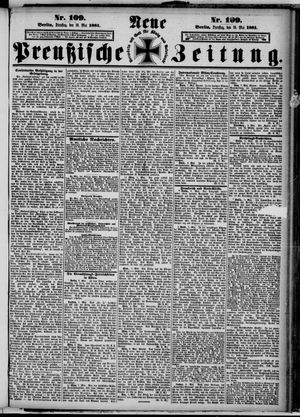 Neue preußische Zeitung vom 10.05.1881